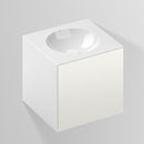 Alape WP.Folio hand washbasin with vanity unit with 1 door