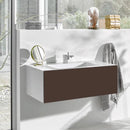 Alape WP.Folio washbasin with vanity unit with 1 pull-out compartment