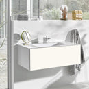 Alape WP.Folio washbasin with vanity unit with 1 pull-out compartment