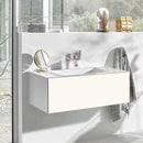 Alape WP.Folio washbasin with vanity unit with 1 pull-out compartment