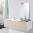 Alape WP.Folio washbasin with vanity unit with 2 pull-out compartments