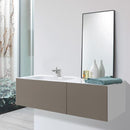 Alape WP.Folio washbasin with vanity unit with 2 pull-out compartments