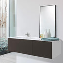 Alape WP.Folio washbasin with vanity unit with 2 pull-out compartments
