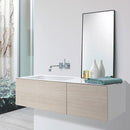 Alape WP.Folio washbasin with vanity unit with 2 pull-out compartments