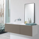 Alape WP.Folio washbasin with vanity unit with 2 pull-out compartments