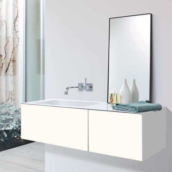 Alape WP.Folio washbasin with vanity unit with 2 pull-out compartments