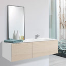 Alape WP.Folio washbasin with vanity unit with 2 pull-out compartments