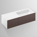 Alape WP.Folio washbasin with vanity unit with 2 pull-out compartments