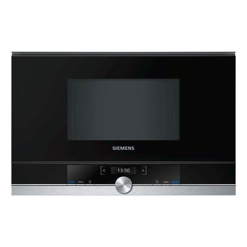 Siemens - IQ700 Built-in Microwave Oven 60 x 38 cm Stainless Steel BF634LGS1B 