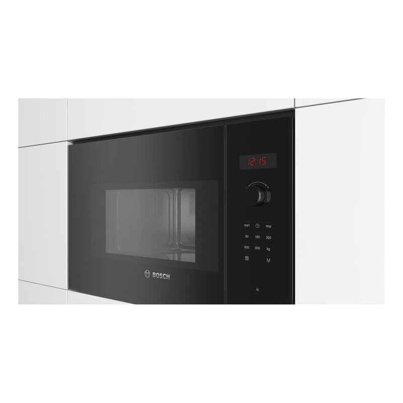 Bosch - Serie | 4 Built-in Microwave Oven 60 x 38 cm Black BFL523MB0B