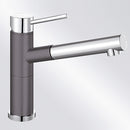 Blanco Alta-S 緊湊型單把手廚房混合龍頭，帶拉出式噴嘴