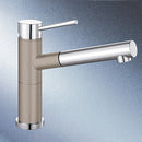 Blanco Alta-S 緊湊型單把手廚房混合龍頭，帶拉出式噴嘴