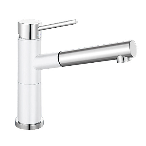 Blanco Alta-S Compact single-lever kitchen mixer tap, with pull-out spout