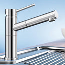 Blanco Alta-S 緊湊型單把手廚房混合龍頭，帶拉出式噴嘴