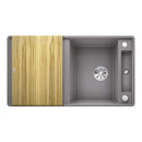 Blanco Axia III 5 SF 廚房水槽，附半碗和瀝水架，可翻轉