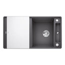 Blanco Axia III 5 SF 廚房水槽，附半碗和瀝水架，可翻轉