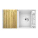 Blanco Axia III 5 SF 廚房水槽，附半碗和瀝水架，可翻轉