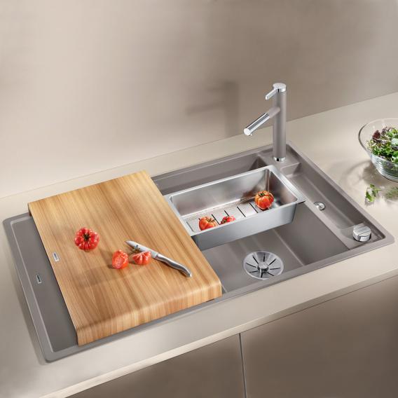 Blanco Axia III 5 S kitchen sink with half bowl and drainer, reversible