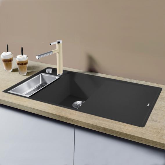 Blanco Axia III 6 SF 廚房水槽，附半碗和瀝水架