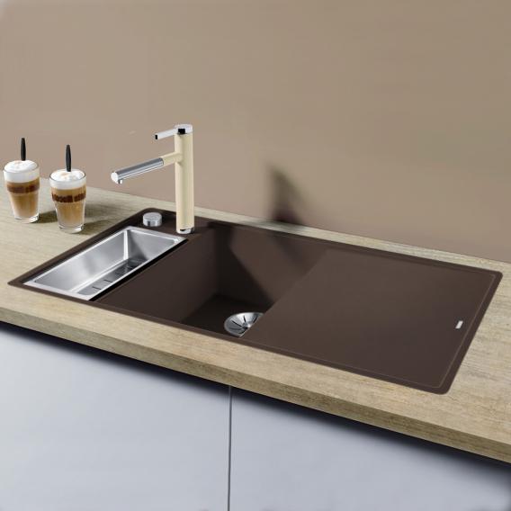 Blanco Axia III 6 SF 廚房水槽，附半碗和瀝水架