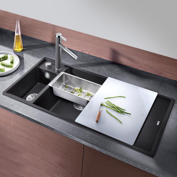 Blanco Axia III 6 S 廚房水槽，附半碗和瀝水架