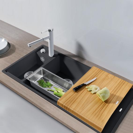 Blanco Axia III 6 S 廚房水槽，附半碗和瀝水架