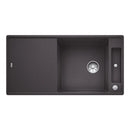 Blanco Axia III XL 6 S 廚房水槽，附半碗和瀝水架，可翻轉