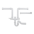 Blanco 碗連接件，用於 2 個碗 2 x 3.5 英吋/1 x 3.5 英吋 - 1 x 1.5 英吋底座