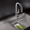 Blanco Carena-S 單把手廚房混合龍頭，附拉出式噴嘴