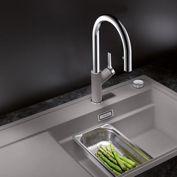 Blanco Carena-S single- Vario lever kitchen mixer tap, with pull-out spout