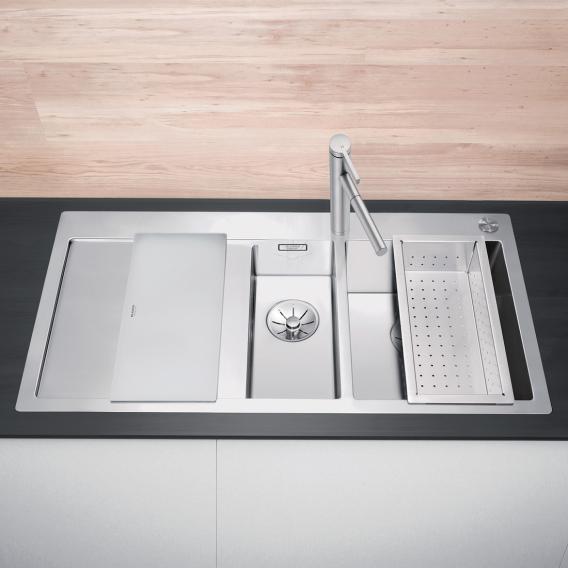 Blanco Claron 6 S-IF kitchen sink with half bowl and drainer