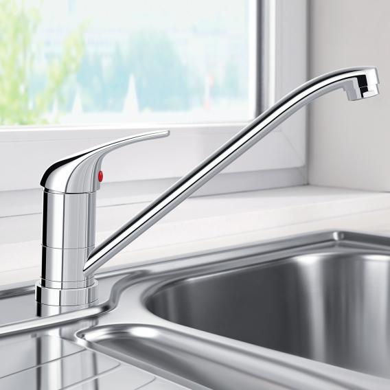 Blanco Daras-F single-lever kitchen mixer tap, for front of window Hong ...