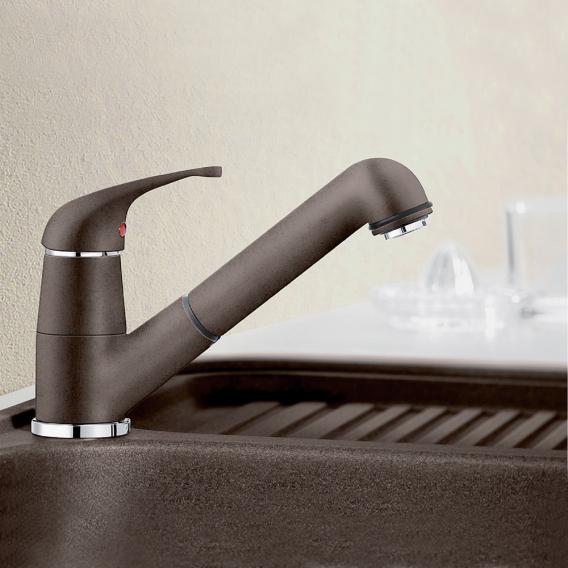 Blanco Daras-S single-lever kitchen mixer tap, with pull-out spout