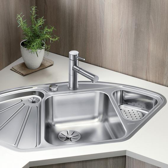 Blanco Delta-IF kitchen sink with half bowl and drainer