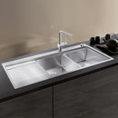 Blanco Divon II 8 S-IF 雙廚房水槽，附瀝水架