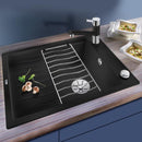 Blanco Elon 45 S 廚房水槽，附瀝水器，可翻轉