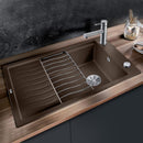 Blanco Elon XL 6 S 廚房水槽，附瀝水器，可翻轉