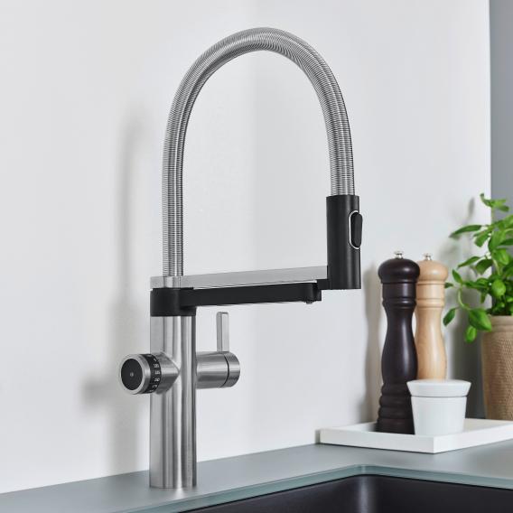 Blanco Evol-S Pro single lever kitchen kitchen mixer, with filter system