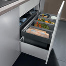 用於 90 公分台下裝置的 Blanco Flexon II 廢棄物分離系統