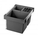 用於 50 公分台下裝置的 Blanco Flexon II LOW 廢棄物分離系統