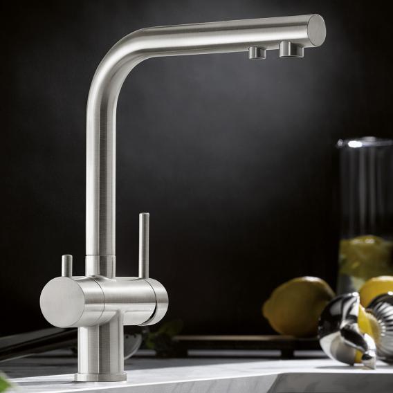 Blanco Fontas II single-lever kitchen mixer tap with drinking water dispenser, for filter system