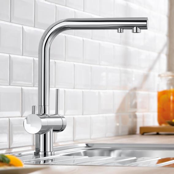 Blanco Fontas II single-lever kitchen mixer tap with drinking water dispenser, for filter system