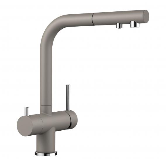 Blanco Fontas II single-lever kitchen mixer tap with drinking water dispenser, with pull-out spout, for filter system