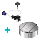 用於 InFino® 廢棄物系統的 Blanco InFino® 改裝套件，搭配 Comfort 遠端旋鈕