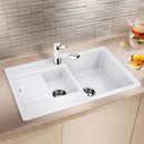 Blanco Legra 6 S 緊湊型廚房水槽，附半碗和瀝水架，可翻轉