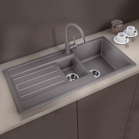 Blanco Legra 6 S K kitchen sink with half bowl and drainer, reversible