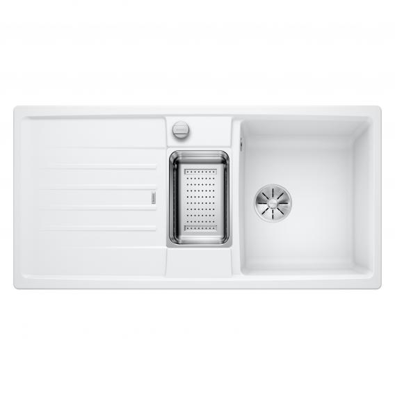 Blanco Lexa 6 S kitchen sink with half bowl and drainer, reversible