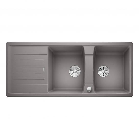 Blanco Lexa 8 S double kitchen sink with drainer, reversible