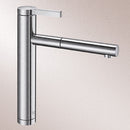 Blanco Linee-S 單把手廚房混合龍頭，附拉出式噴嘴