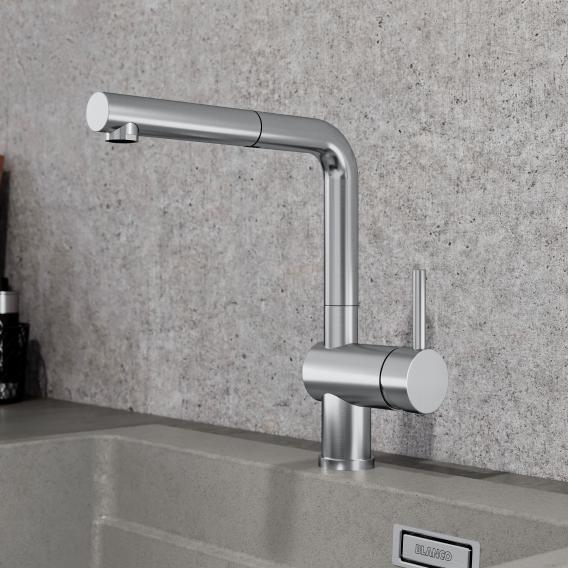 Linus's Blanco Linus-S single-lever kitchen mixer tap, with pull-out spout Hong ...